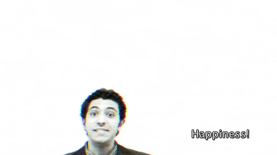 Mr. Mokhtar looking upward — “Happiness!”